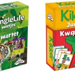 Identity Games Spellenbundel - Kwartet - 2 Stuks - Sealife Junglelife Kwartet & Kikker Jr. Kwartet