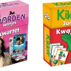 Identity Games Spellenbundel - Kwartet - 2 Stuks - Paarden Kwartet & Kikker Jr. Kwartet
