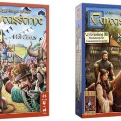 999 Games Uitbreidingsbundel - 2 Stuks - Carcassonne Het Circus & Kathedralen En Herbergen