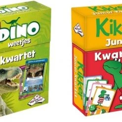 Identity Games Spellenbundel - Kwartet - 2 Stuks - Dino Kwartet & Kikker Jr. Kwartet