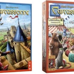 999 Games Spellenbundel - 2 Stuks - Carcassonne & Carcassonne Het Circus - Uitbreiding