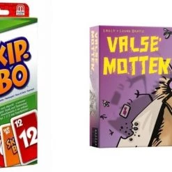 999 Games Spellenbundel - Kaartspel - 2 Stuks - Skip-Bo & Valse Motten