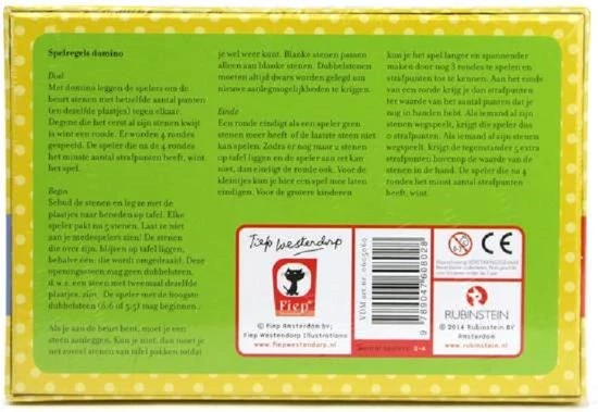 Rubinstein Fiep Westendorp - Fieperdepiep! Domino 4 Rubinstein Fiep Westendorp - Fieperdepiep! Domino - Afbeelding 2
