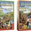 999 Games Spellenbundel - 2 Stuks - Carcassonne Bruggen, Burchten En Bazaars & Burgemeesters En Abdijen