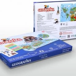 Craenen BV Explore Le Monde Jeu + Carte Du Monde Pour Enfants Unik Play / Geografika