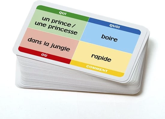 Drama Nerds WIEWATWAARHOE Verhaalkaartjes Frans 4 Drama Nerds WIEWATWAARHOE Verhaalkaartjes Frans - Afbeelding 2