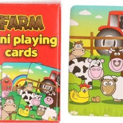 Merkloos 8x Pakjes Mini Boerderij Dieren Thema Speelkaarten 6 X 4 Cm In Doosje Van Karton - Uitdeelspeelgoed -Kinderspellen Verkoopwinkel 550x422 4