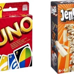 Hasbro Spellenbundel - 2 Stuks - UNO & Jenga