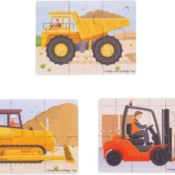 Bigjigs Big Movers - 6 Piece Puzzles