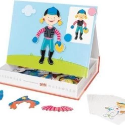 Goki Dress-up Magnet Game, Girl