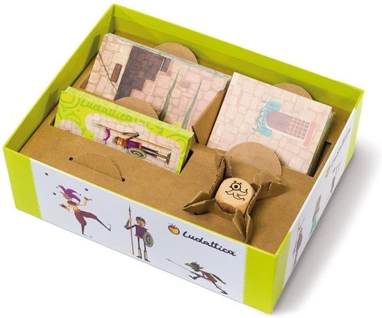 Ludattica Spellen: CASTLE CRASH 27x21x10cm, 114 Kaarten En Houten Dobbelsteen, 4+ 8 Ludattica Spellen: CASTLE CRASH 27x21x10cm, 114 Kaarten En Houten Dobbelsteen, 4+ - Afbeelding 6