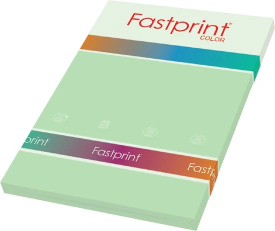 Quantore Kopieerpapier Fastprint-100 A4 120gr Appelgroen 3 Quantore Kopieerpapier Fastprint-100 A4 120gr Appelgroen