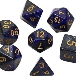 Dungeon Dice Dobbelsteen - Dice Galaxy Navy Blue Dobbelstenen