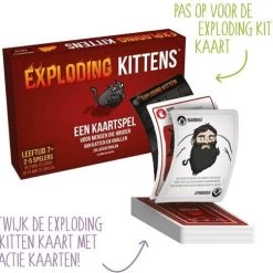 999 Games Spellenbundel - Kaartspel - 2 Stuks - Exploding Kittens & Weerwolven Van Wakkerdam -Kinderspellen Verkoopwinkel 550x485 1
