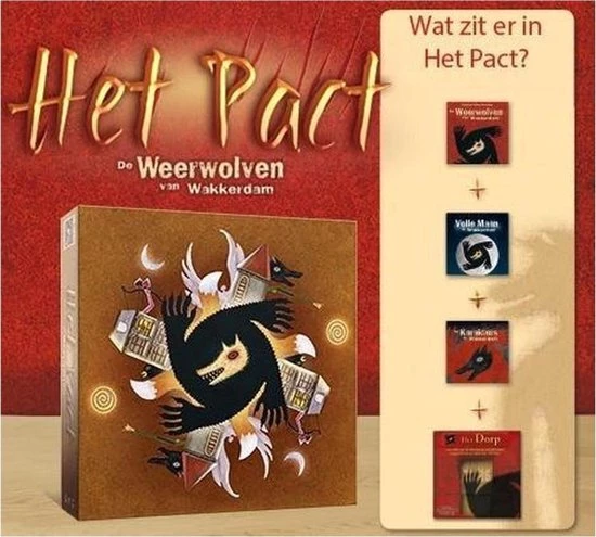Merkloos Spellenbundel - Kaartspel - 2 Stuks - The Game & De Weerwolven Van Wakkerdam: Het Pact 9 Merkloos Spellenbundel - Kaartspel - 2 Stuks - The Game & De Weerwolven Van Wakkerdam: Het Pact - Afbeelding 7