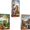 999 Games Spellenbundel - 3 Stuks - Carcassonne De Toren & Jagers En Verzamelaars & Burgemeesters En Abdijen