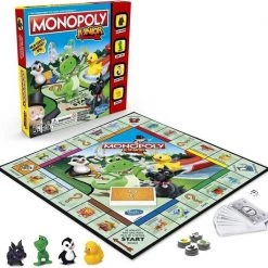 Hasbro Spellenbundel - 2 Stuks - Monopoly Junior & Risk -Kinderspellen Verkoopwinkel 550x529 2