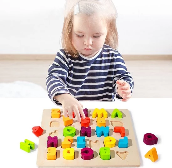 Dorjee Houten Getallen Puzzel 123 - Grote Stukken - Educatief Houten Speelgoed 5 Dorjee Houten Getallen Puzzel 123 - Grote Stukken - Educatief Houten Speelgoed - Afbeelding 3