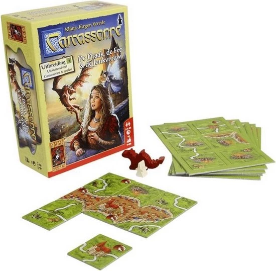 999 Games Spellenbundel - 3 Stuks - Carcassonne & Carcassonne: De Draak, De Fee En De Jonkvrouw & Carcassonne: Het Circus 9 999 Games Spellenbundel - 3 Stuks - Carcassonne & Carcassonne: De Draak, De Fee En De Jonkvrouw & Carcassonne: Het Circus - Afbeelding 7