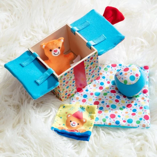 Melissa & Doug Houten Cadeaudoosje Met Verrassingen - Sensorisch Speelgoed Voor Baby's 8 Melissa & Doug Houten Cadeaudoosje Met Verrassingen - Sensorisch Speelgoed Voor Baby's - Afbeelding 6
