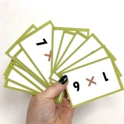 Bijles Juf Laura TAFELSOMKAARTJES - Tafel Van 6 - Rekenen - Tafels Oefenen - Bewegend Leren - Spelend Leren - Voor Binnen En Buiten - Onderwijs -Kinderspellen Verkoopwinkel 550x550 141