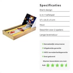 Cheqo 4-in-1 Tafelspel Set - Bordspellen - Voetbal - Basketbal - Tafeltennis - Bowlen - Pingpong - Educatief Speelgoed 9 Cheqo 4-in-1 Tafelspel Set - Bordspellen - Voetbal - Basketbal - Tafeltennis - Bowlen - Pingpong - Educatief Speelgoed -Kinderspellen Verkoopwinkel 550x550 144