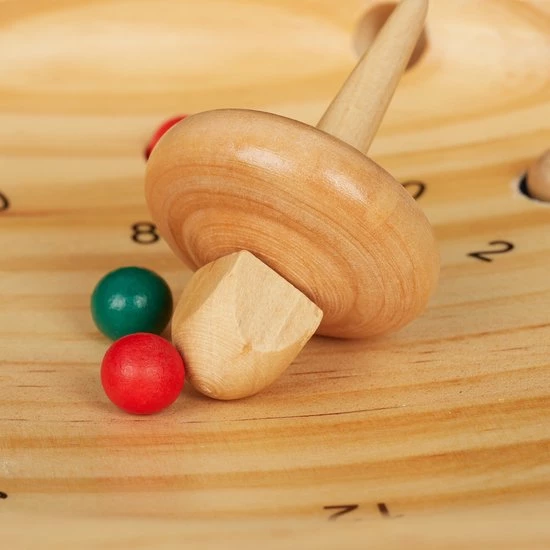 Relaxdays Tiroler Roulette - Hout - Roulette - Bordspel - Gezelschapsspel - Bauernroulette 12 Relaxdays Tiroler Roulette - Hout - Roulette - Bordspel - Gezelschapsspel - Bauernroulette - Afbeelding 10