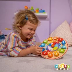Woody Treasures - Houten Klok Speelgoed -Kinderspellen Verkoopwinkel 550x550 175