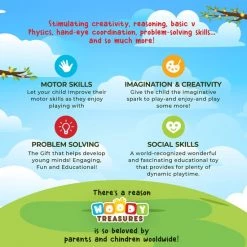 Woody Treasures - Houten Klok Speelgoed -Kinderspellen Verkoopwinkel 550x550 178