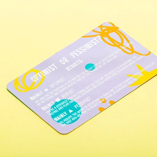 Gift Republic Personality Test Kaarten 4 Gift Republic Personality Test Kaarten - Afbeelding 2