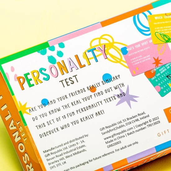 Gift Republic Personality Test Kaarten 5 Gift Republic Personality Test Kaarten - Afbeelding 3