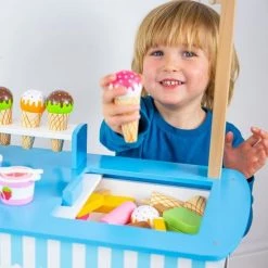Bigjigs Ice Cream Cart -Kinderspellen Verkoopwinkel 550x550 99