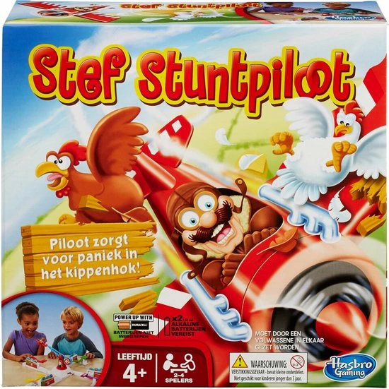 Hasbro Stef Stuntpiloot - Bordspel 2 Hasbro Stef Stuntpiloot - Bordspel