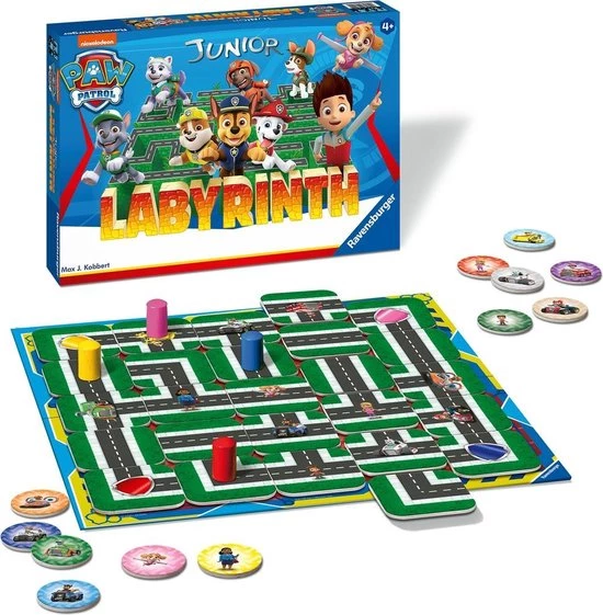 Ravensburger PAW Patrol Junior Doolhof - Bordspel 6 Ravensburger PAW Patrol Junior Doolhof - Bordspel - Afbeelding 4