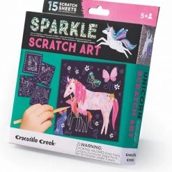 Crocodile Creek Sparkle Kraskaarten Unicorn 7 Crocodile Creek Sparkle Kraskaarten Unicorn -Kinderspellen Verkoopwinkel 550x583 3