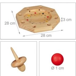 Relaxdays Tiroler Roulette - Hout - Roulette - Bordspel - Gezelschapsspel - Bauernroulette 16 Relaxdays Tiroler Roulette - Hout - Roulette - Bordspel - Gezelschapsspel - Bauernroulette -Kinderspellen Verkoopwinkel 550x586 4