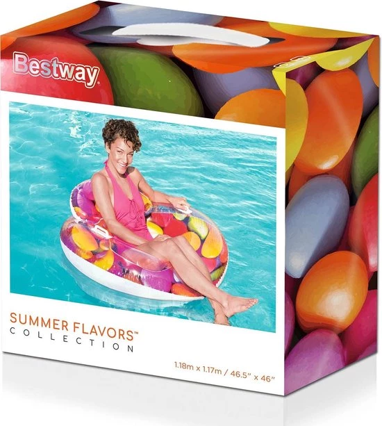 Play&Grow Bestway Loungestoel Snoep Afmeting Artikel: 118 X 117 Cm 4 Play&Grow Bestway Loungestoel Snoep Afmeting Artikel: 118 X 117 Cm - Afbeelding 2