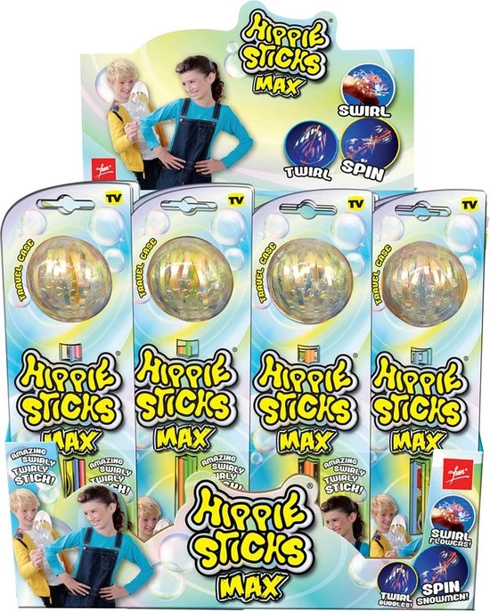 Fun Hippie Sticks Bellenblaas Display 35 Stuks 5 Fun Hippie Sticks Bellenblaas Display 35 Stuks - Afbeelding 3