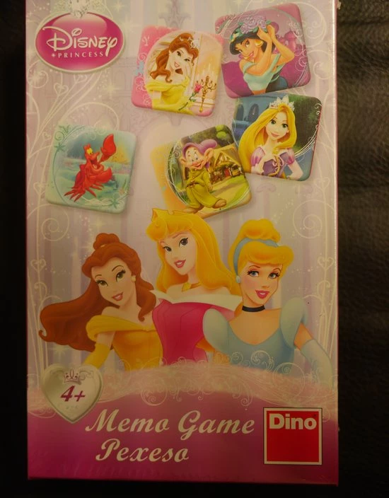 Dino Toys Memo Game Disney Princess. 4 Dino Toys Memo Game Disney Princess. - Afbeelding 2