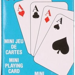 Merkloos 8x Pakjes Mini Basic Speelkaarten 5.5 X 4 Cm In Doosje Van Karton - Handig Formaatje Kleine Kaartspelletjes - Uitdeelspeelgoed -Kinderspellen Verkoopwinkel 550x716 5