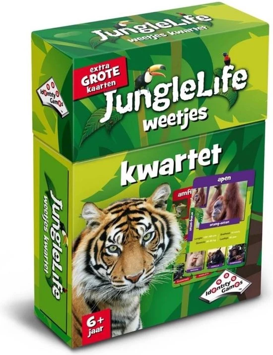 Merkloos Spellenbundel - Kwartet - 3 Stuks - Sealife Kwartet & Junglelife Kwartet & Kikker Junior Kwartet 7 Merkloos Spellenbundel - Kwartet - 3 Stuks - Sealife Kwartet & Junglelife Kwartet & Kikker Junior Kwartet - Afbeelding 5