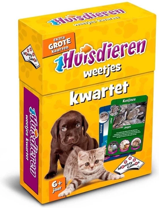 Merkloos Spellenbundel - Kwartet - 3 Stuks - Sealife Kwartet & Dino Kwartet & Huisdieren Kwartet 9 Merkloos Spellenbundel - Kwartet - 3 Stuks - Sealife Kwartet & Dino Kwartet & Huisdieren Kwartet - Afbeelding 7