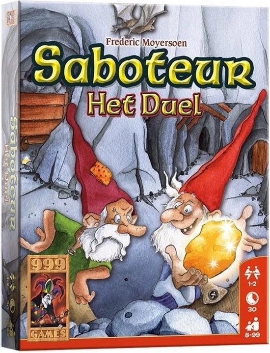 999 Games Spellenbundel - Kaartspel - 2 Stuks - Saboteur: Het Duel & SET! 4 999 Games Spellenbundel - Kaartspel - 2 Stuks - Saboteur: Het Duel & SET! - Afbeelding 2