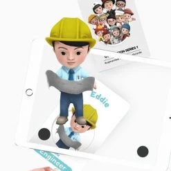 Octagon Studio - Octaland 4D+ Beroepen A-Z Flash Kaarten STEM -Kinderspellen Verkoopwinkel 550x743