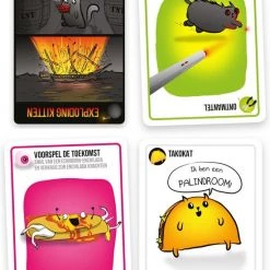 Merkloos Spellenbundel - Kaartspellen - 3 Stuks - Boonanza & Exploding Kittens & Stef Stuntpiloot -Kinderspellen Verkoopwinkel 550x755 2