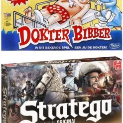 Hasbro Spellenbundel - 2 Stuks - Dokter Bibber & Stratego