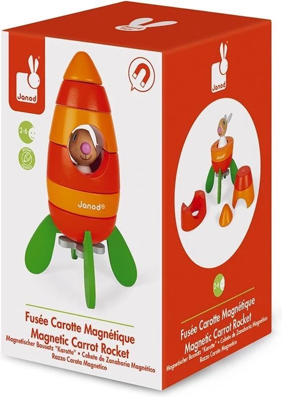 Janod Lapin - Wortelraket 9 Janod Lapin - Wortelraket - Afbeelding 7