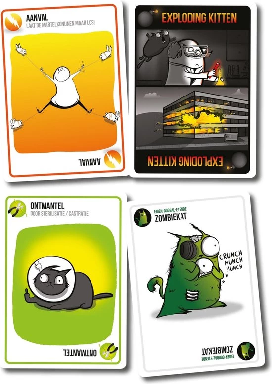 Merkloos Spellenbundel - Kaartspel - 2 Stuks - The Game Extreme & Exploding Kittens NSFW (18+) 8 Merkloos Spellenbundel - Kaartspel - 2 Stuks - The Game Extreme & Exploding Kittens NSFW (18+) - Afbeelding 6