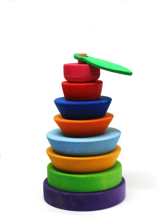 Broertjes Toys Houten Stapel Peertje/Montessori Speelgoed/Educatief Speelgoed/Speelgoed Voor Jongens En Meisjes Vanaf 1 Jaar 6 Broertjes Toys Houten Stapel Peertje/Montessori Speelgoed/Educatief Speelgoed/Speelgoed Voor Jongens En Meisjes Vanaf 1 Jaar - Afbeelding 4