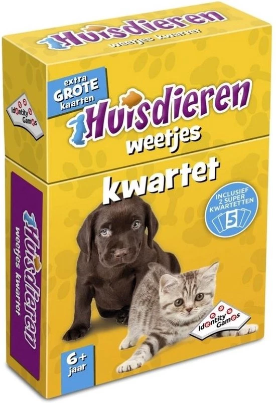 Identity Games Spellenbundel - Kwartet - 3 Stuks - Paarden Kwartet & Menselijk Lichaam Kwartet & Huisdieren Kwartet 8 Identity Games Spellenbundel - Kwartet - 3 Stuks - Paarden Kwartet & Menselijk Lichaam Kwartet & Huisdieren Kwartet - Afbeelding 6